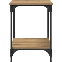 vidaXL Mesa de Café Roble artesanal 40 x 40 x 55 cm Roble artisan Hot