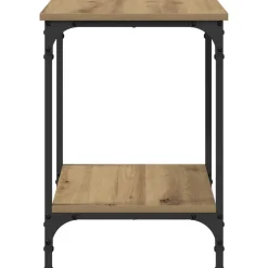 vidaXL Mesa de Café Roble artesanal 40 x 40 x 55 cm Roble artisan Hot