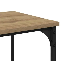 vidaXL Mesa de Café Roble artesanal 40 x 40 x 55 cm Roble artisan Hot