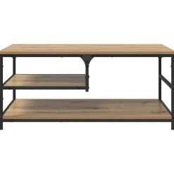 vidaXL Mesa de Café Roble artesanal 90 x 49 x 40 cm Roble artisan Sale