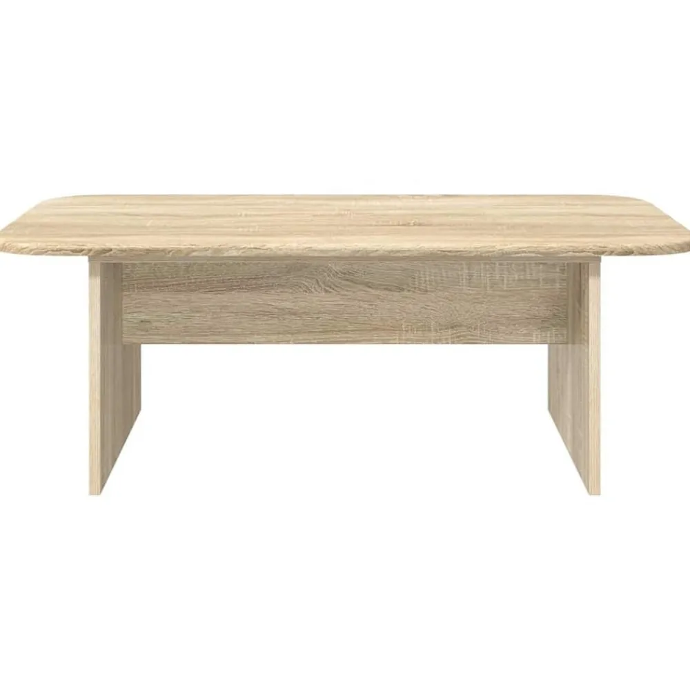 vidaXL Mesa de Café 93 x 53 x 33 cm Madera de ingeniería Roble Sonoma Online