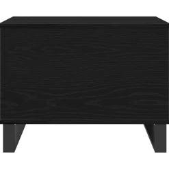 vidaXL Mesa de Café 60 x 44,5 x 45 cm Roble negro Sale