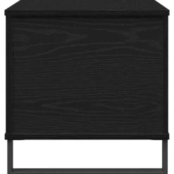 vidaXL Mesa de Café 60 x 44,5 x 45 cm Roble negro Sale
