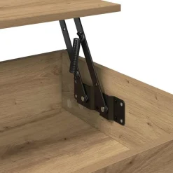 vidaXL Mesas-Mesa de Café Roble artesanal 70x50x50cm Madera contrachapada