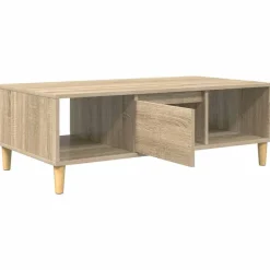 vidaXL Mesa de Café 102 x 55 x 35 cm Madera de ingeniería Roble Sonoma Clearance