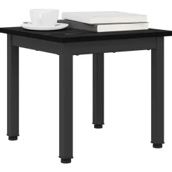vidaXL Mesa de Café 40 x 40 x 36 cm Madera de ingeniería Roble negro Best