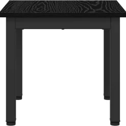 vidaXL Mesa de Café 40 x 40 x 36 cm Madera de ingeniería Roble negro Best