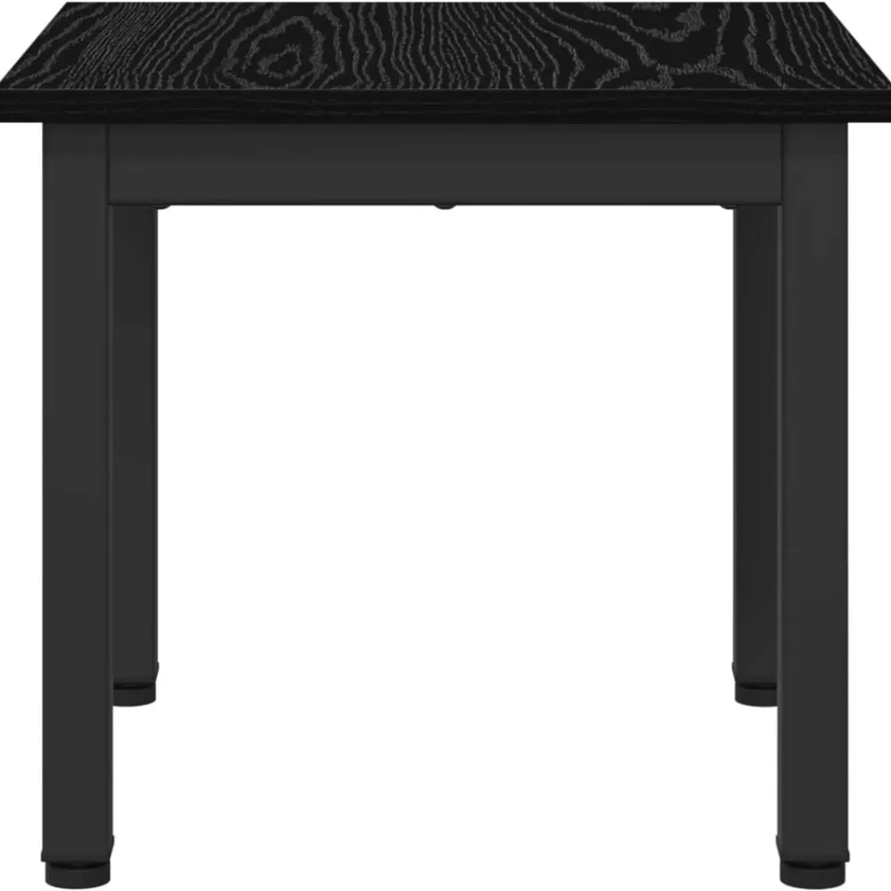 vidaXL Mesa de Café 40 x 40 x 36 cm Madera de ingeniería Roble negro Best