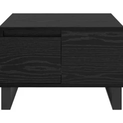 vidaXL Mesa de Café 55 x 55 x 36,5 cm Madera de ingeniería Roble negro Hot