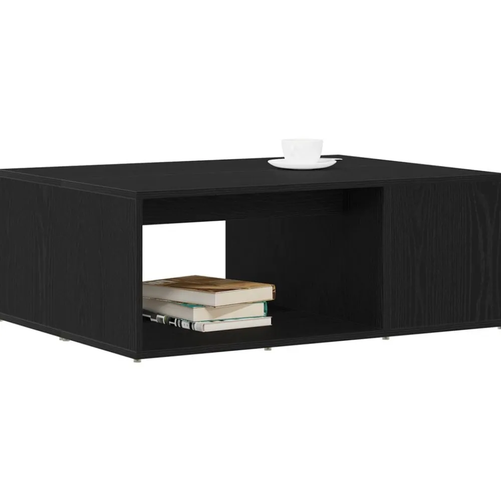 vidaXL Mesa de Café 90 x 67 x 33 cm Madera de ingeniería Roble negro Best