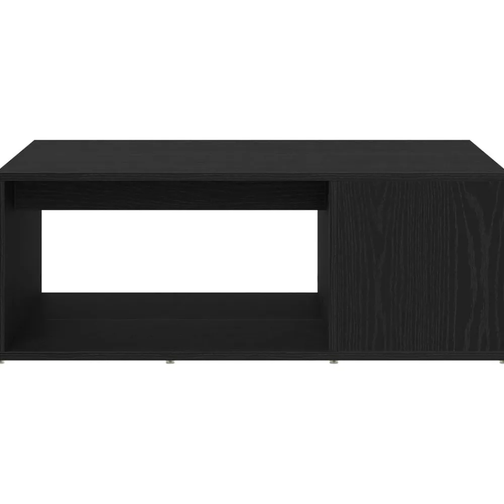 vidaXL Mesa de Café 90 x 67 x 33 cm Madera de ingeniería Roble negro Best