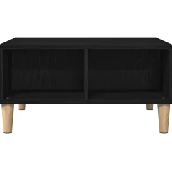 vidaXL Mesa de Café 60 x 60 x 30 cm Madera de ingeniería Roble negro Online