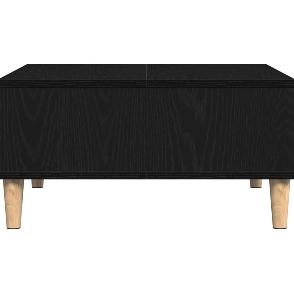 vidaXL Mesa de Café 60 x 60 x 30 cm Madera de ingeniería Roble negro Online