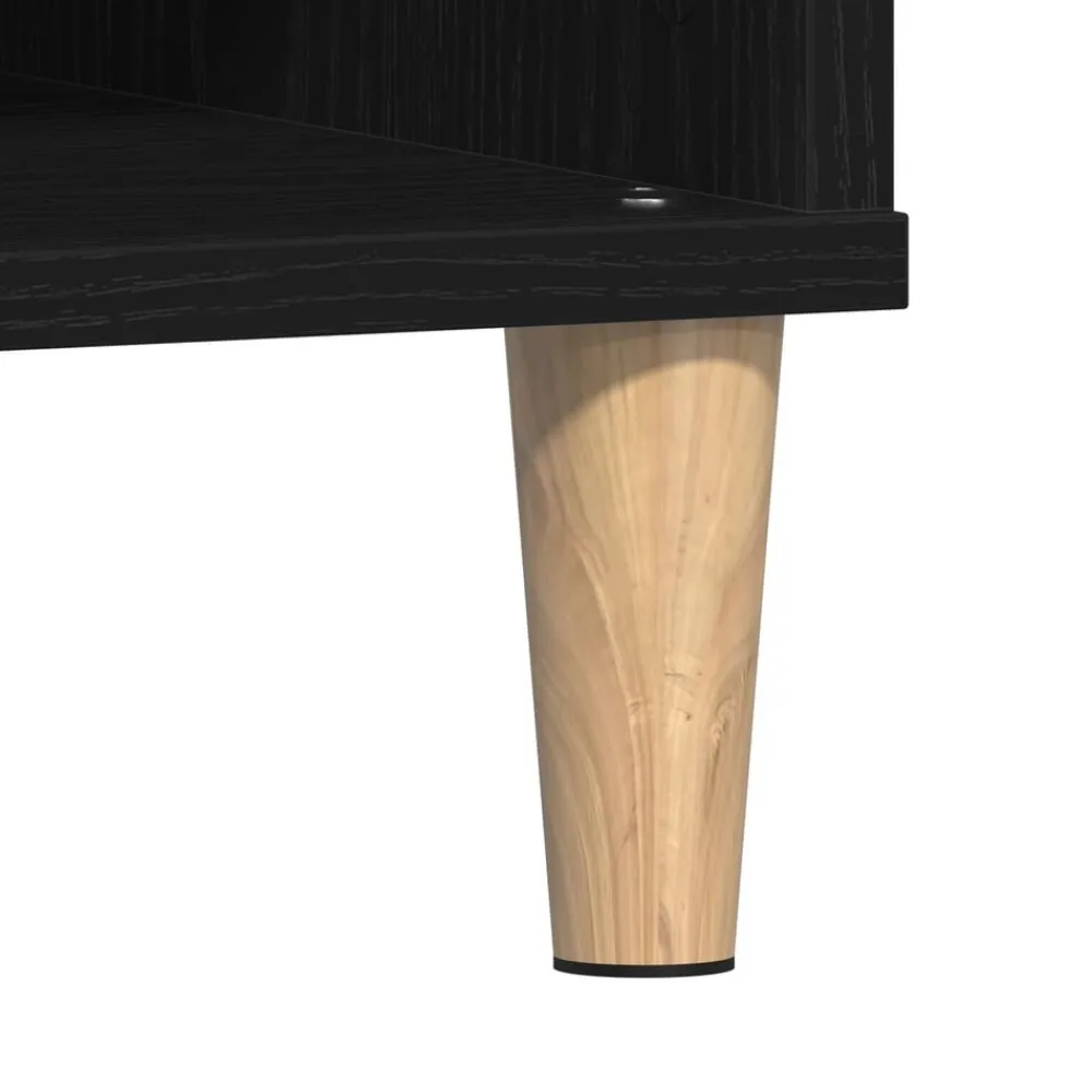vidaXL Mesa de Café 60 x 60 x 30 cm Madera de ingeniería Roble negro Online