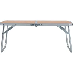 vidaXL Mesa de camping plegable aluminio marrón 60x40 cm Marr&oacute;n Best