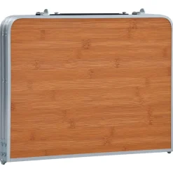 vidaXL Mesa de camping plegable aluminio marrón 60x40 cm Marr&oacute;n Best