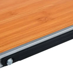 vidaXL Mesa de camping plegable aluminio marrón 60x40 cm Marr&oacute;n Best