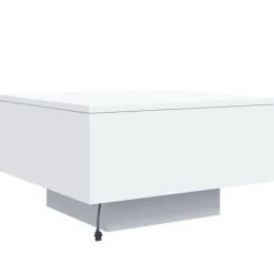 vidaXL Mesas-Mesa de centro con luces LED 55x55x31 cm
