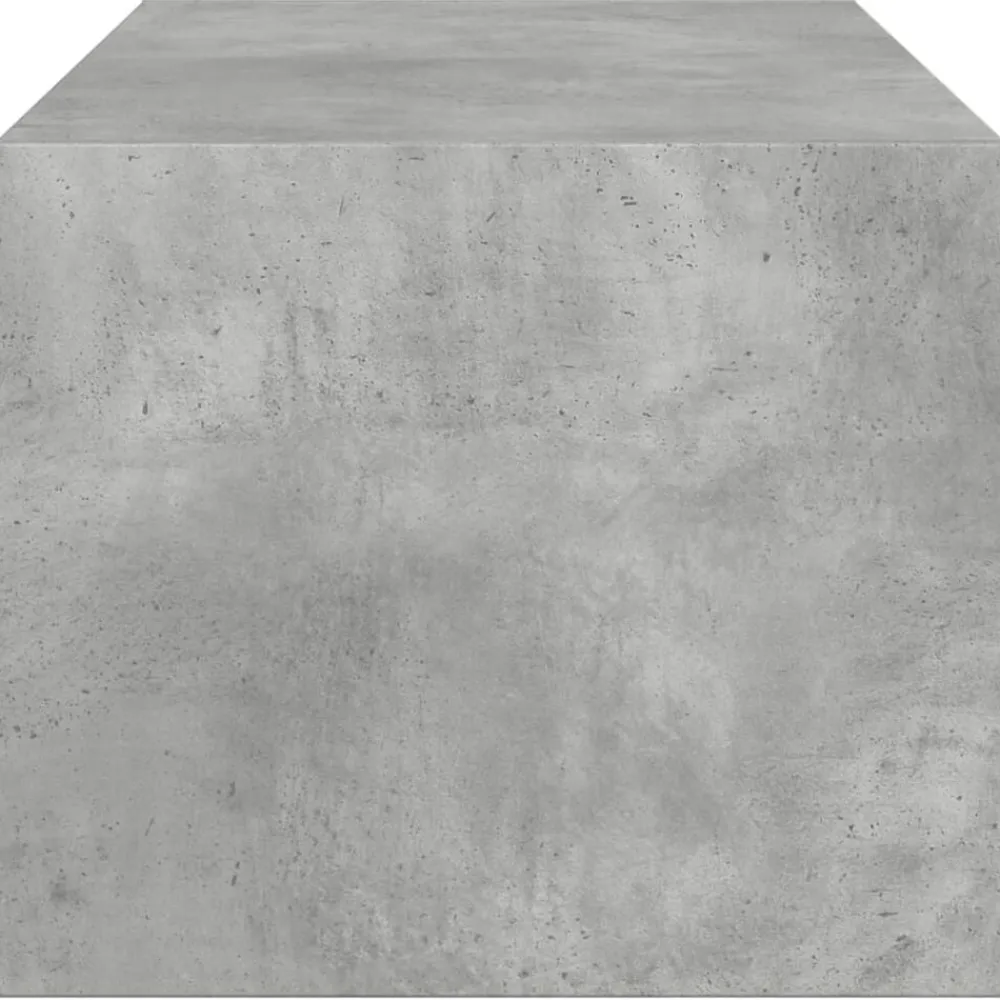 vidaXL Mesa de centro con puertas de vidrio grs hormigón 102x50x42 cm Gris hormigón Online