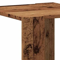 vidaXL Mesa de centro de madera contrachapada envejecida 40x40x30 cm Madera envejecida Best