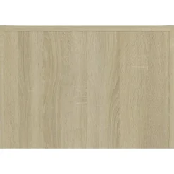 vidaXL Mesa de centro de madera contrachapada color roble 50x50x35 cm Roble Sonoma Best