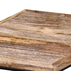 vidaXL Mesa de centro de madera maciza de mango 56x48x40 cm Best