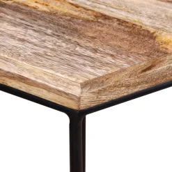 vidaXL Mesa de centro de madera maciza de mango 56x48x40 cm Best