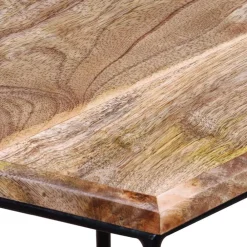 vidaXL Mesa de centro de madera maciza de mango 56x48x40 cm Best