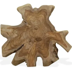 vidaXL Mesa de centro de teca genuina 80x70x38 cm Clearance