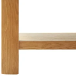 vidaXL Mesas-Mesa de centro de madera maciza de roble 90x45x40cm