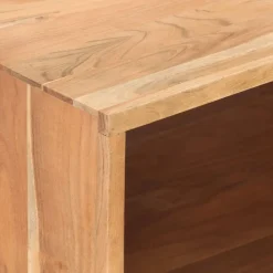 vidaXL Mesa de centro de madera maciza de acacia 100x50x45 cm Outlet
