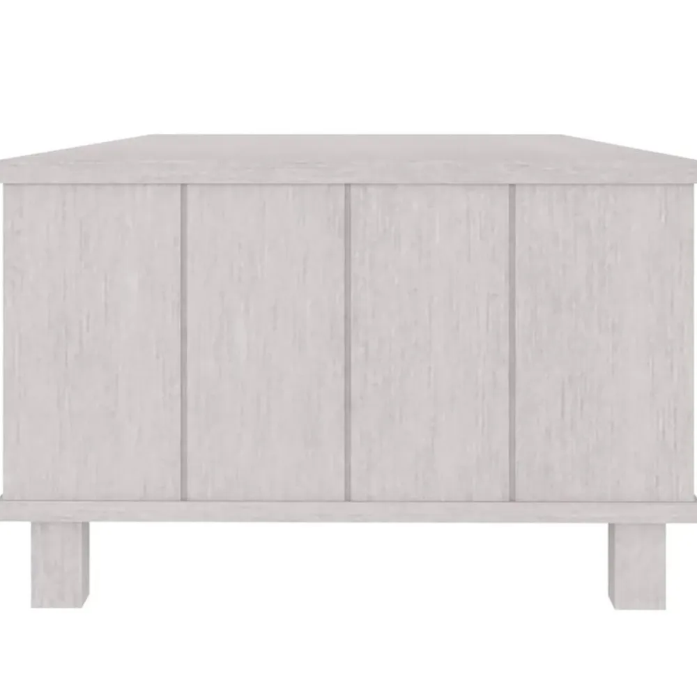 vidaXL Mesa de centro HAMAR madera maciza de pino 100x55x35 cm Blanco Hot