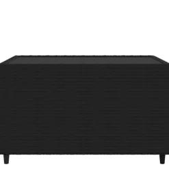 vidaXL Muebles De Jardín-Mesa de centro jardín cuadrada ratán sintético 50x50x30cm