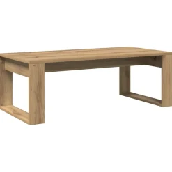 vidaXL Mesa de centro madera de ingeniería 102x50x35 cm Roble artisan Sale