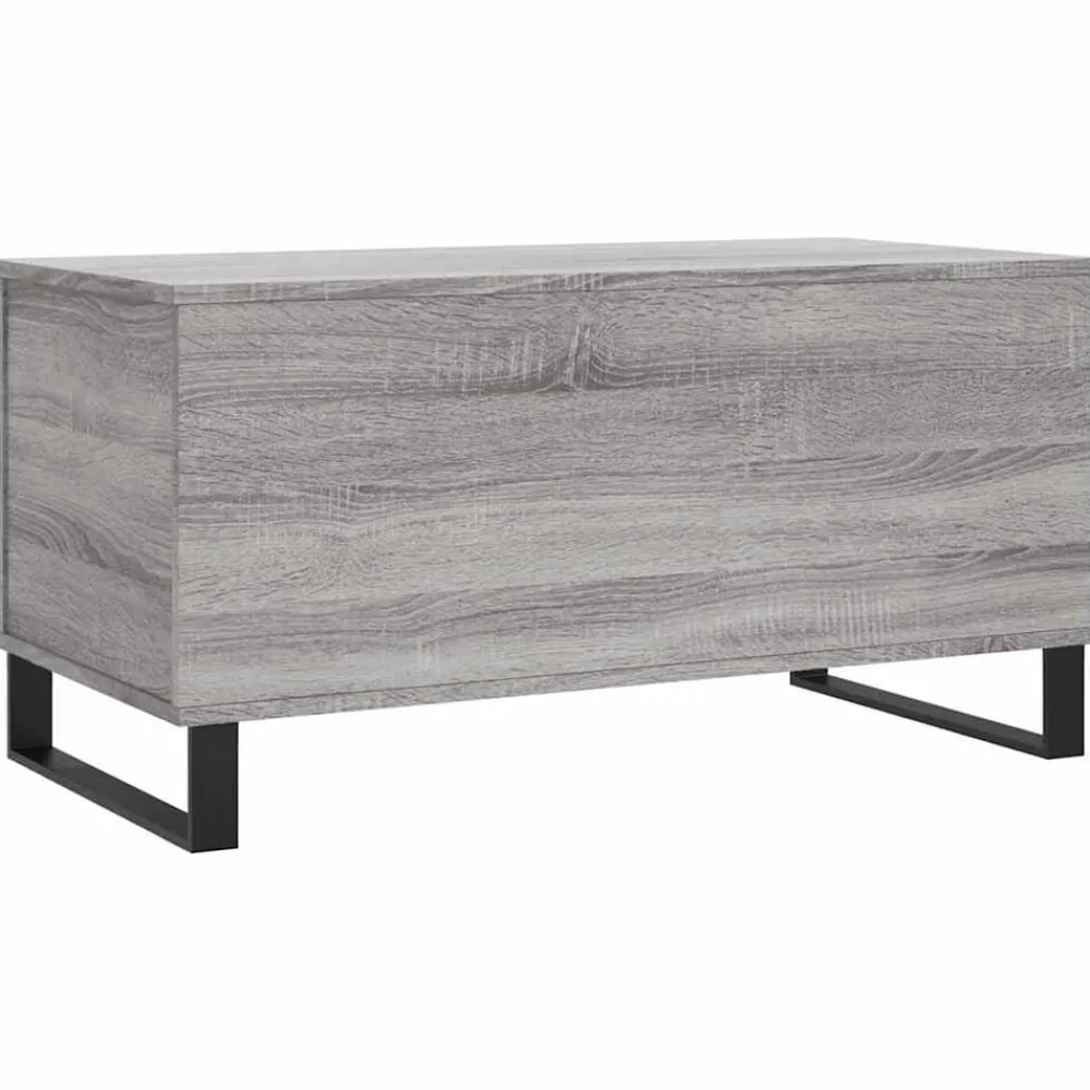 vidaXL Mesas-Mesa de centro madera contrachapada 90x44,5x45 cm