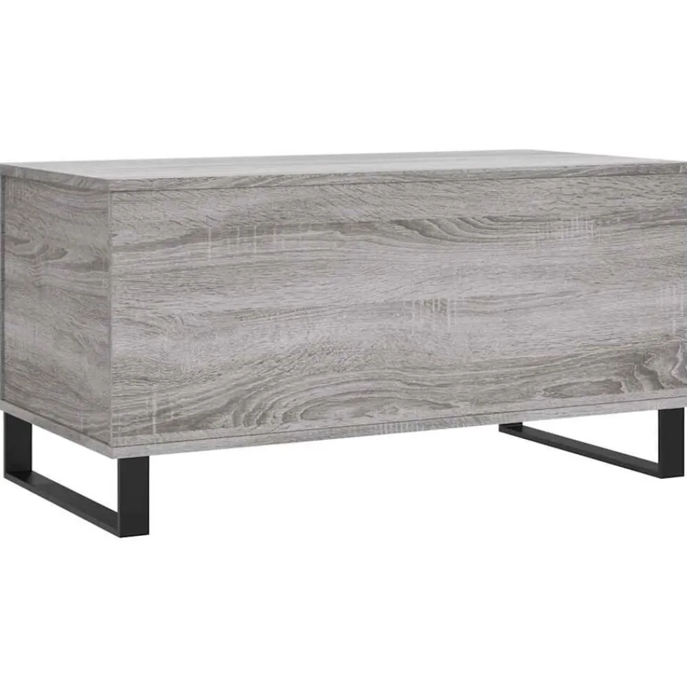 vidaXL Mesas-Mesa de centro madera contrachapada 90x44,5x45 cm
