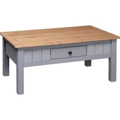 vidaXL Mesas-Mesa de centro madera de pino estilo Panamá 100x60x43,5 cm