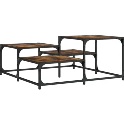 vidaXL Mesas-Mesa de centro madera ingeniería 87,5x87,5x40 cm