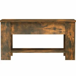vidaXL Mesa de centro madera de ingeniería 101x49x52 cm Roble ahumado Clearance
