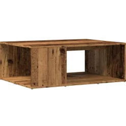 vidaXL Mesa de centro madera de ingeniería envejecida 90x67x33 cm Madera antigua Online