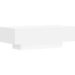 vidaXL Mesa de centro madera de ingeniería 100x49,5x31 cm Blanco Sale