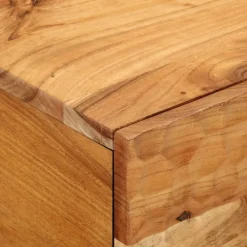 vidaXL Mesa de centro madera maciza de acacia 80x50x40 cm Natural Best