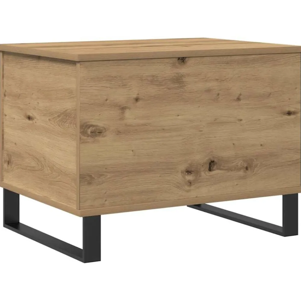 vidaXL Mesas-Mesa de centro madera de ingeniería 60x44,5x45 cm