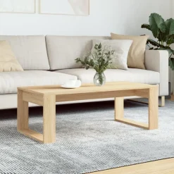 vidaXL Mesa de centro madera de ingeniería 102x50x35 cm Roble Sonoma Best