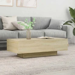 vidaXL Mesas-Mesa de centro madera de ingeniería 100x49,5x31 cm