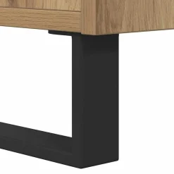 vidaXL Mesa de centro madera de ingeniería 90x50x36,5 cm Roble artisan Clearance