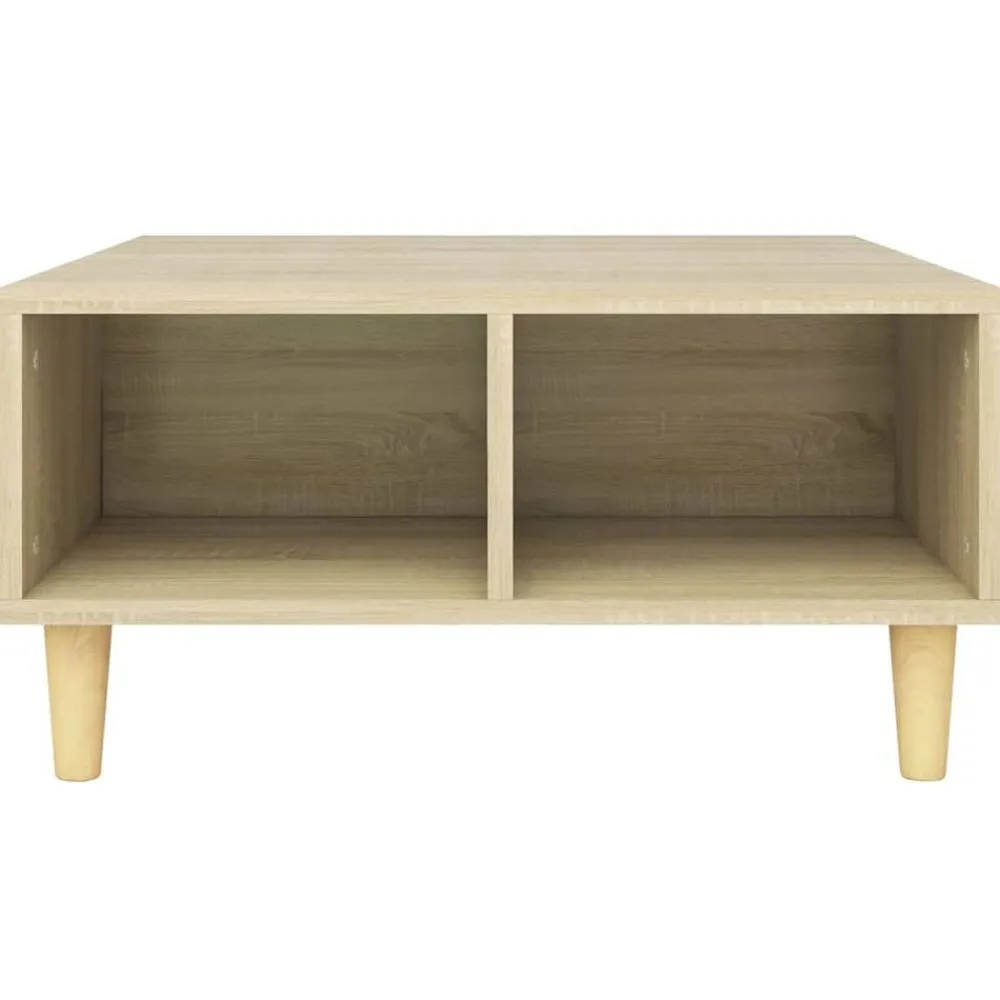 vidaXL Mesas-Mesa de centro madera contrachapada 60x60x30 cm