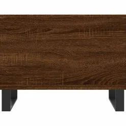 vidaXL Mesa de centro madera contrachapada roble marrón 60x44,5x45 cm Marr&oacute;n roble Best