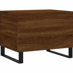 vidaXL Mesa de centro madera contrachapada roble marrón 60x44,5x45 cm Marr&oacute;n roble Best