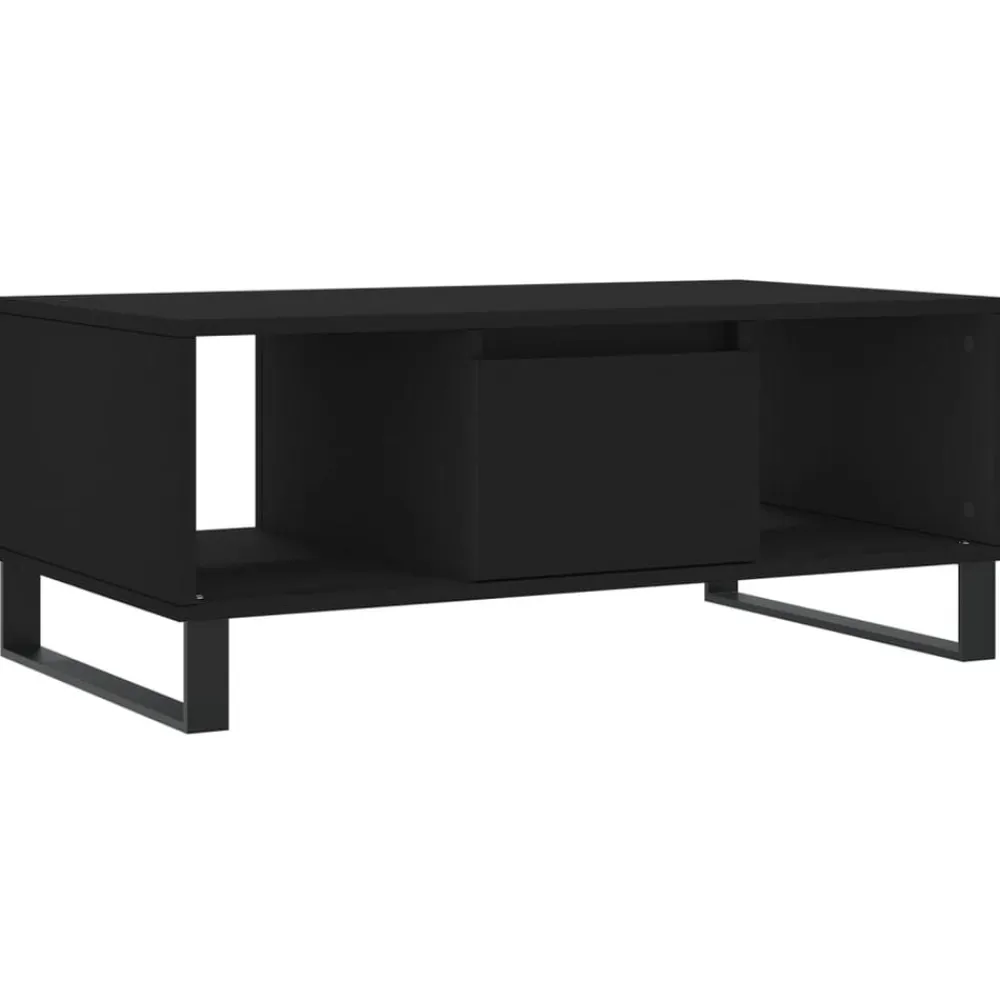 vidaXL Mesas-Mesa de centro madera contrachapada 90x50x36,5 cm